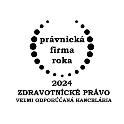 Právnická firma roka 2024 - Zdravotnícke právo